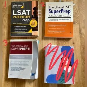 3 Official LSAT SuperPrep Books